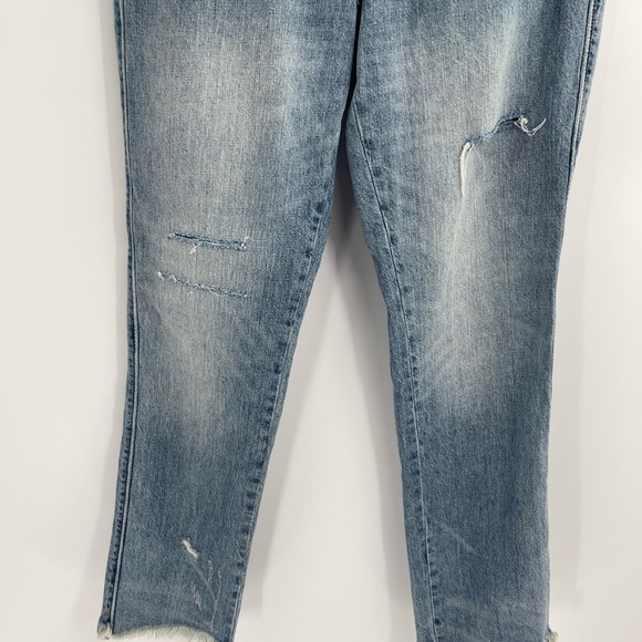 Free people we the free high rise blue distressed jeans size 27 - Picture 6 of 12